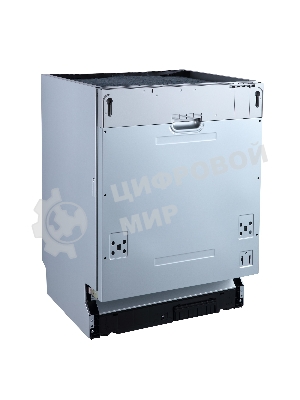 Встраиваемая посудомоечная машина Бирюса DWB-614/6, черный, 59.8 см, 14 компл., 47 дБ, класс A++