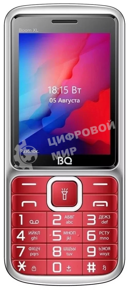 Мобильный телефон BQ 2810 BOOM XL красный