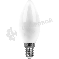 Лампа светодиодная SAFFIT SBC3707 (55169) 7Вт E14 дневной матовая свеча