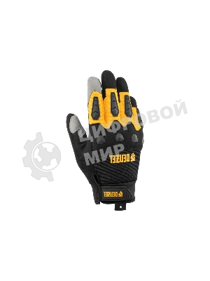 Перчатки универсальные Denzel 68003 усиленные, с защитными накладками, размер 10