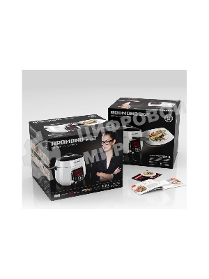 Мультиварка-скороварка Redmond RMC-P470 5л 1000Вт белый/черный