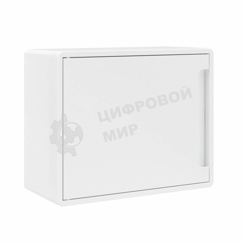 Щиток настенный FRAME DKC F08W1WW 8мод. с бел. дверцей с 2 шинами PEN на 6 и 8 отверст. белый