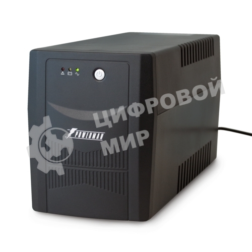 Источник бесперебойного питания Powerman UPS Back Pro 1500 black (линейно-интерактивный, 1500VA, 900W, 4xEURO) (6117061)
