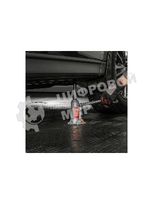 Домкрат гидравлический бутылочный Matrix, 2 т, h подъема 158–308 мм