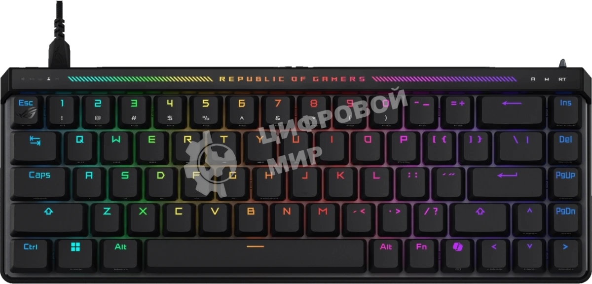 Клавиатура ASUS ROG Falchion Ace HFX проводная, USB Type-C, чёрный