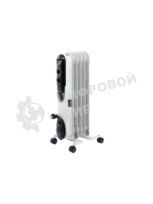 Обогреватель масляный MTX OCH-1000, белый, 1000 Вт, 15 м2, термостат