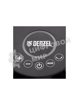 Тепловентилятор керамический Denzel DTFC-2000, 1000/2000 Вт, 20 м2, пульт, 3 режима, термостат