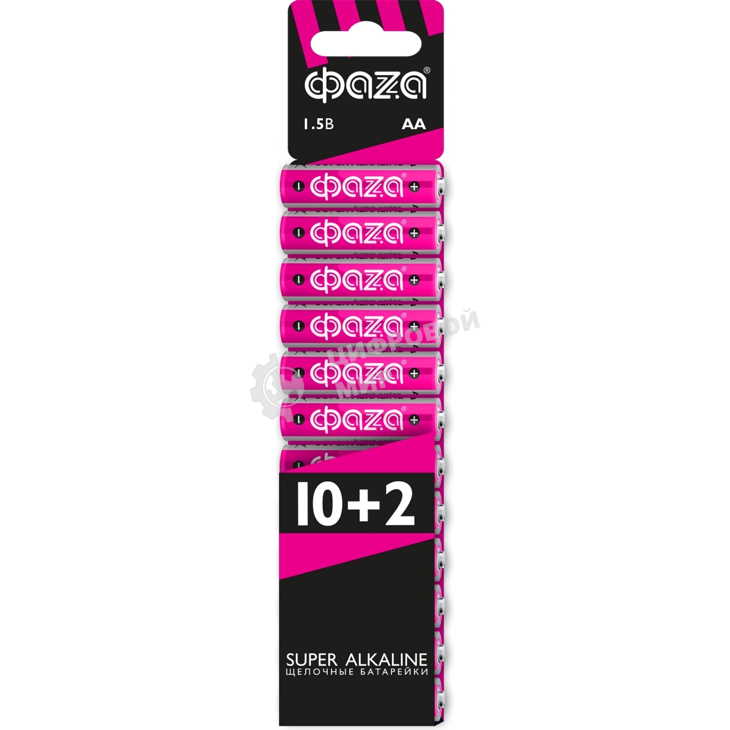 Элемент питания JazzWay LR 6 (AA) ФАZА Super Alkaline набор 10+2