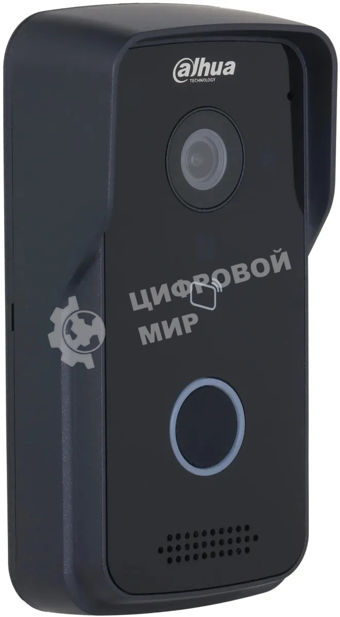 Видеопанель Dahua DHI-VTO2111D-P-S3 цветной сигнал CMOS цвет панели: черный