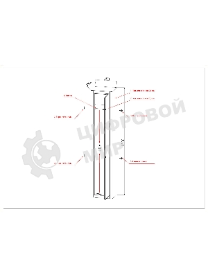 Сейф оружейный Cactus CS-SF-GK125 1250x260x210мм ключевой