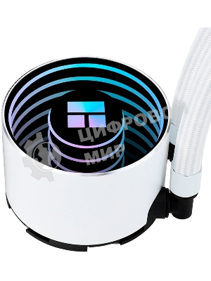 Водяное охлаждение для процессора Thermalright Frozen Notte 240 White ARGB V2 белый (240мм, ARGB/ Fans: 2x120мм, 72.37CFM, 27.7dBA, 2000RPM/ Pump height 54мм, 28dBA, 5300RPM, Rad thickness 27мм/ S: 1200, 1700, 1851, 2011, 2066, 115X, AM2, AM2+, AM3, AM3+, AM4, AM5, FM1, FM2, FM2+)