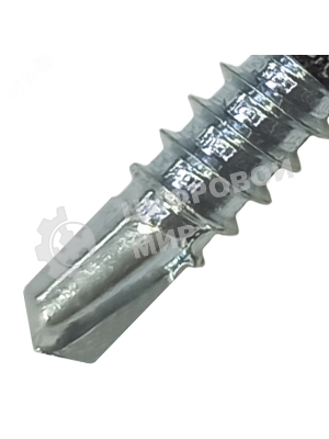 Саморез кровельный Руфкомплект 4.8х19 по металлу сверло №2 шайба d=14мм с EPDM прокладкой оцинкованный