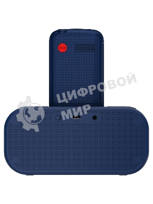 Мобильный телефон Maxvi RT-04 + док-станция, синий