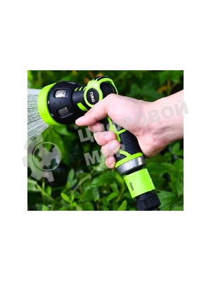 Пистолет-распылитель поливочный бескурковый Deli DL8762 9 режимов распыления, диаметр шланга 3/4