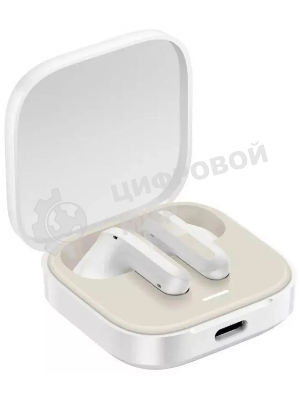 Наушники TWS Xiaomi Redmi Buds 6 Active белый, вкладыши, Bluetooth, до 30 ч