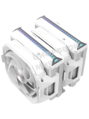 Кулер для процессора Alseye W700-W(USA) белый, 120 мм, алюминий/медь, 2200 об/мин, 35.3 дБ, 4 pin, 230 Вт, 159 мм