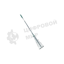 Грабли веерные RACO регулир. с ручк. 0,79-1,24 м, 15 кругл. зубц., гальв. покр., 175-550мм 4231-53/744