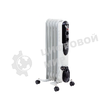 Обогреватель масляный MTX OCH-1000, белый, 1000 Вт, 15 м2, термостат