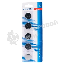 Батарейки литиевые Gembird Gb-CR2025-5B, тип CR2025, 5шт, блистер