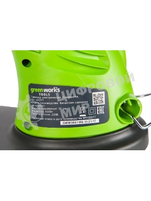 Триммер электрический GREENWORKS GST5033, от сети, 1200 Вт