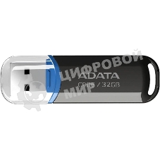 Флешка USB ADATA C906 (AC906-32G-RBK), 32Gb, USB 2.0, R/W 15/5, черный/синий