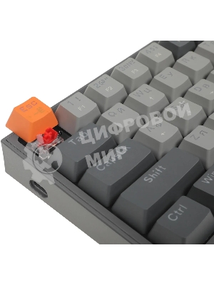 Клавиатура Redragon Fizz проводная, USB Type-A, серый