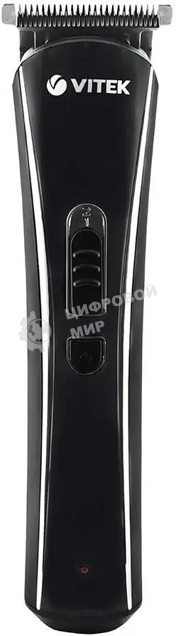 Триммер Vitek VT-2548 BK сеть/аккумулятор. Встроенная аккумуляторная батарея NiMh 2x1,2V AAA 800 mAh. Время зарядки от сети 8ч. Время автономной работы 45мин. Влажная очистка. Детальный триммер. Индикатор зарядки. Число установок длины 8. Максимальная дли