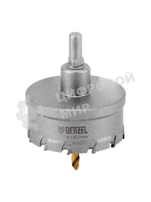 Коронка по металлу Denzel твердосплавная, 73 мм