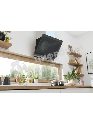 Вытяжка наклонная Gorenje WHI649X21P черный/серебристый, 60 см, 740 куб. м/ч, 67 дБ