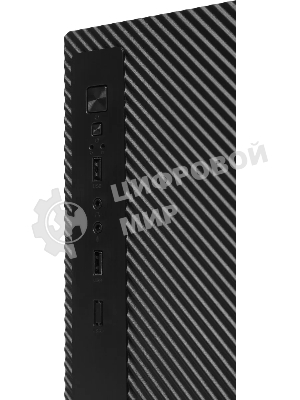 Корпус ACCORD ACC-2053B, Mini-Tower, чёрный