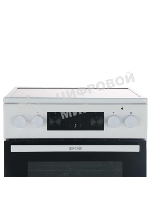 Плита электрическая Gorenje GEC5C40WC белый, конфорок 4 шт, духовка 70 л, 50 см x 85 см x 59.4 см
