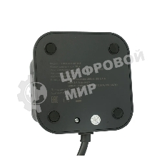 Сетевой фильтр Cablexpert Tower TWR-4-CU2-B-2, 4 р, 10А, 1xType-C PD, 20Вт, 2хUSB, 2 м, ур.защиты 2+, черный, коробка