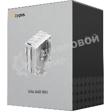 Вентилятор Cooler Ocypus Iota A40 WH Iota-A40-WH белый 120мм алюминий+медь 2000rpm 29db 4-pin 220W 156мм