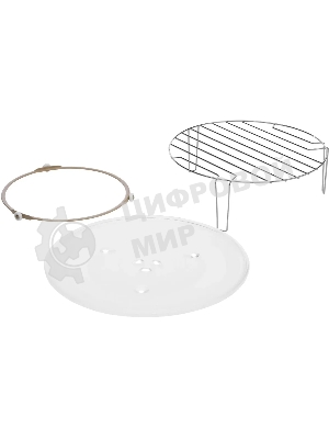 Микроволновая печь встраиваемая Hyundai HBW 2544 BG черный, 25 л, 900 Вт, переключатели - кнопки/поворотный механизм