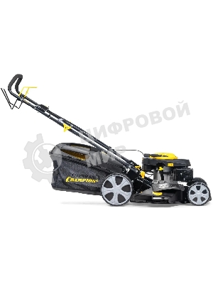 Газонокосилка Champion LM4627 (2,6кВт привод травосб.60л. шир.460мм 25-75мм 31,6кг 3в1)(Газонокосилка самоходная, Объем двигателя 139 см3, вес без травосборника 31,6 кг, Объем топливного бака 1,0 л, Мощность 2,6/3,5 кВт/л.с., объем травосборника 60 л, ширина среза 460 мм, высота среза 25-70 мм.)