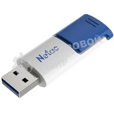 Флешка USB Netac U182 (NT03U182N-016G-32BL), 16GB, USB 3.2, R/W 100/30, синий