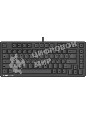 Клавиатура A4Tech Bloody MS76 проводная, USB Type-A, темно-серый