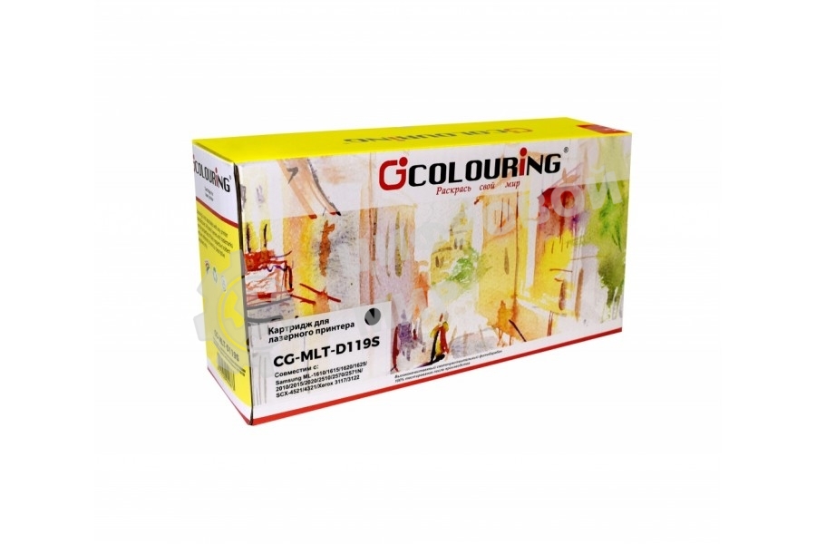 Картридж лазерный Colouring CG-MLT-D119S черный (2000 стр) для Samsung ML-1610/1615/1620/1625/2010/2015/2020/2510/2570/2571N/SCX-4521/4321/Xerox 3117/3122/DELL 1100/1110