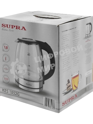 Чайник электрический SUPRA KES-1852G Емкость 1,8 л. Мощность 1500Вт