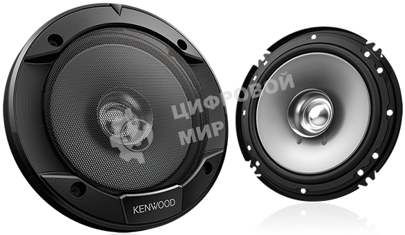 Колонки автомобильные Kenwood KFC-S1356G 260Вт 89дБ 4Ом 13см (5дюйм) (ком.:2кол.) коаксиальные однополосные
