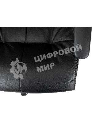 Кресло Бюрократ CH-824MSG-BF черный, экокожа