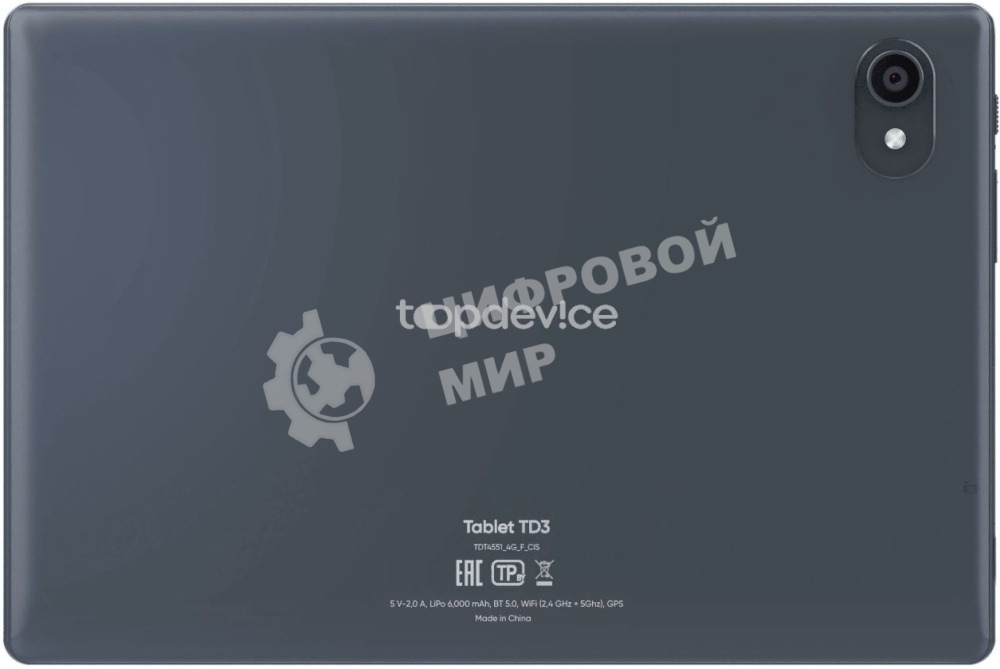 Планшет Topdevice TD3 LTE 4/64Gb серый