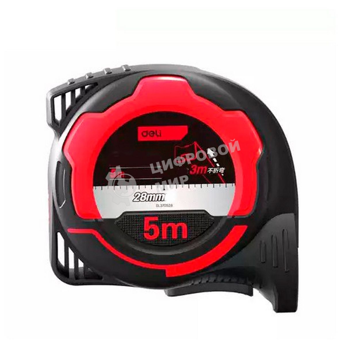 Измерительный и разметочный инструмент Deli Рулетка Deli DL370528 5мx28мм, метрическая