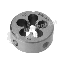 Плашка Сибртех М16 х 2,0 мм