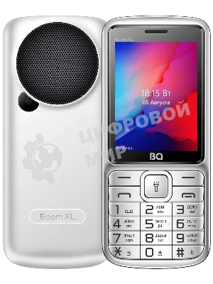 Мобильный телефон BQ 2810 BOOM XL серебристый