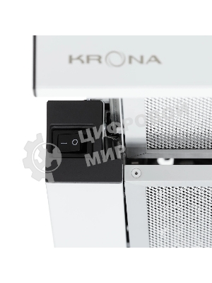 Вытяжка встраиваемая Krona Kamilla T 500 белый/серый, 50 см, 500 куб. м/ч, 46 дБ