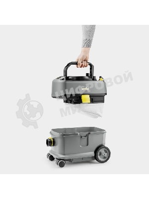 Пылесос Karcher T 10/1 серый/черный, 585 Вт, уборка сухая, пылесборник мешок/контейнер 10 л