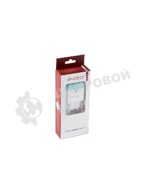 Сетевое зарядное устройство ENERGY ET-33, 2 USB разъема, 2,1А, белый (104291)