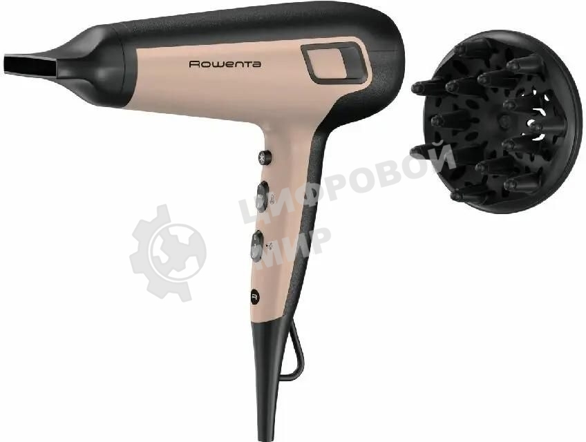Фен Rowenta CV5E30E0 1900Вт бежевый/черный (1830009613)