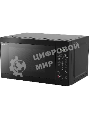 Микроволновая печь Sharp R-6800RK черный, 20 л, 800 Вт, переключатели - сенсор